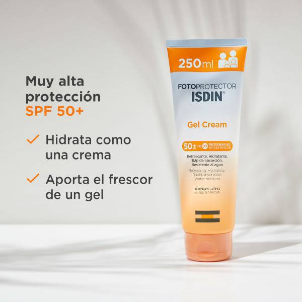 FOTOPROTECTOR ISDIN GEL CREAM SPF 50 1 ENVASE 250 ml