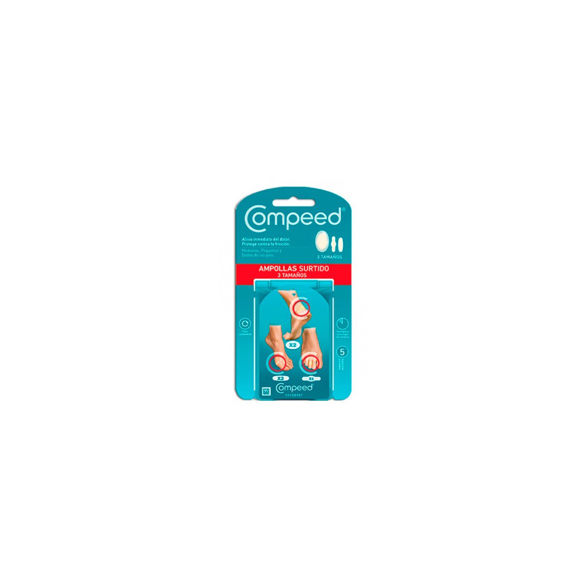 COMPEED AMPOLLAS SURTIDO 5 U