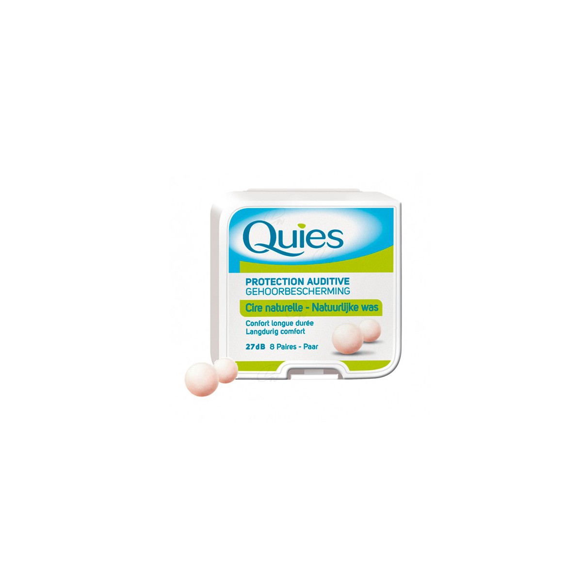 QUIES TAPONES OIDOS CERA NATURAL 16 U