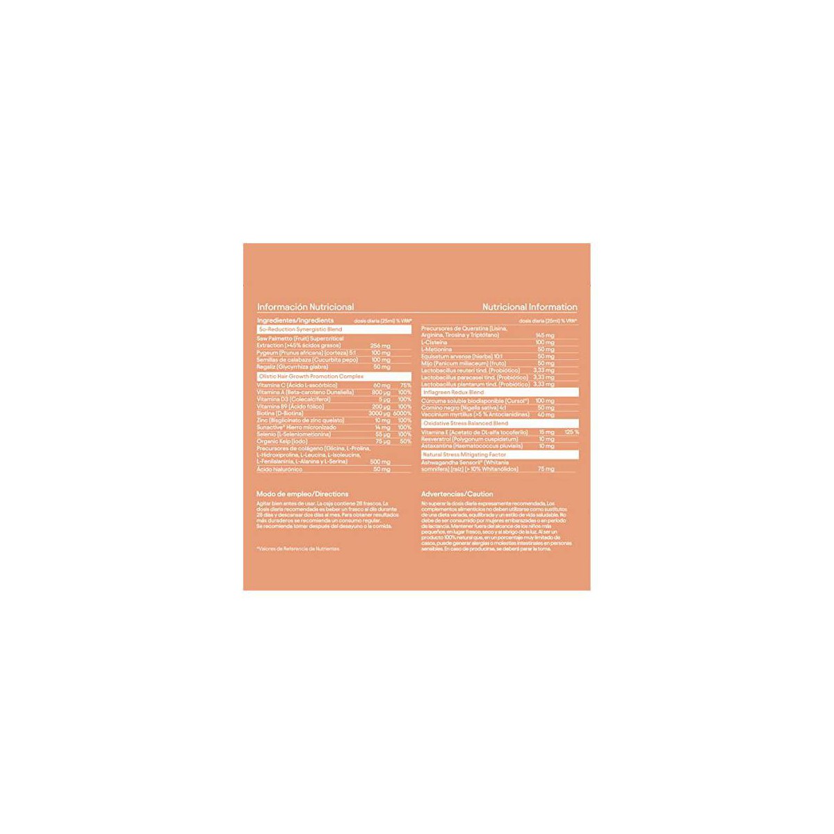 OLISTIC FOR WOMEN 28 viales 25ml