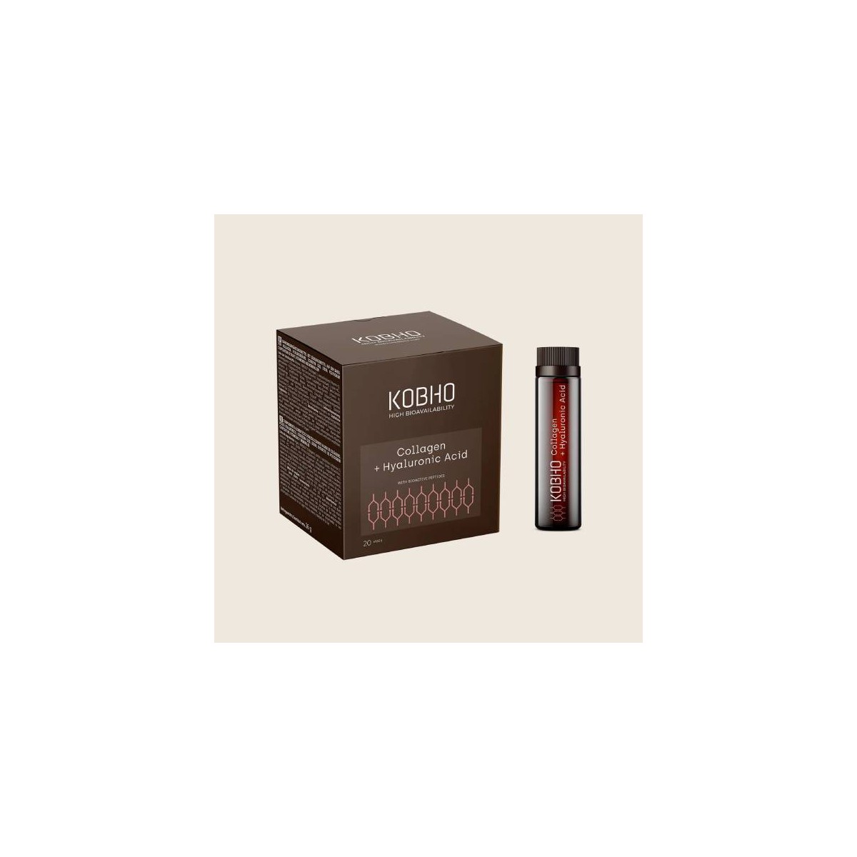 KOBHO COLAGENO + ACIDO HIALURONICO 20VIALES