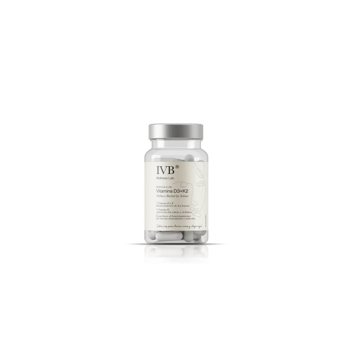 Vitamina D3+K2 60 cáps - IVB