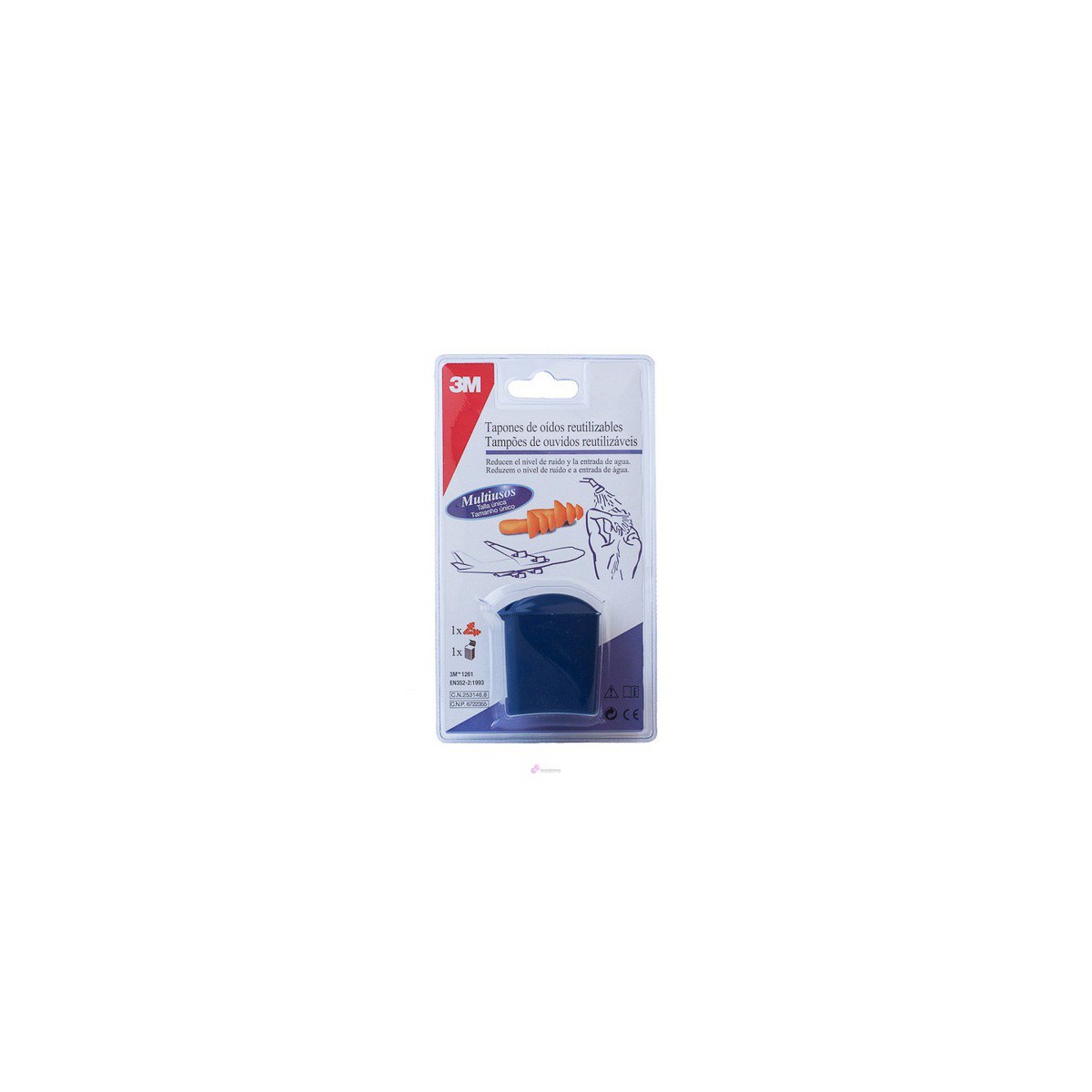 TAPONES OIDOS PROTECCION AUDITIVA TPE 3M...