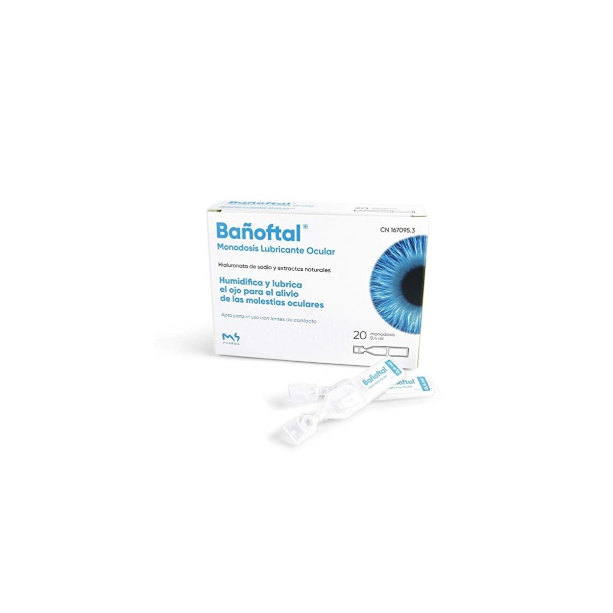BAÑOFTAL BAÑO OCULAR 20 MONODOSIS 04 ML