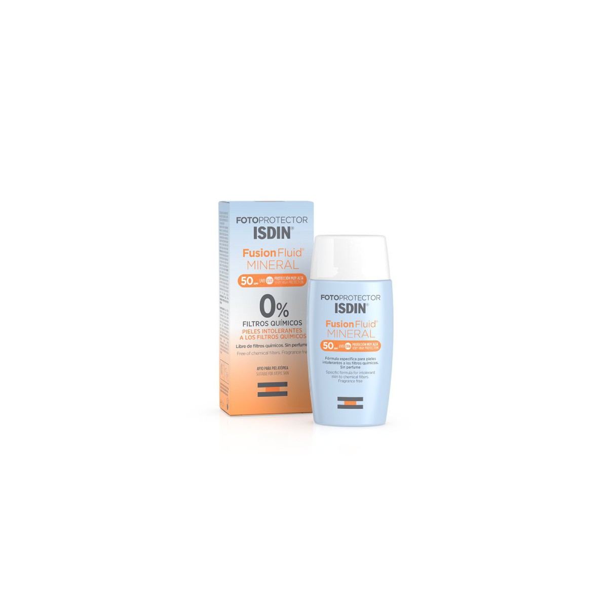 FOTOPROTECTOR ISDIN SPF50 FUSION FLUID MINERAL...