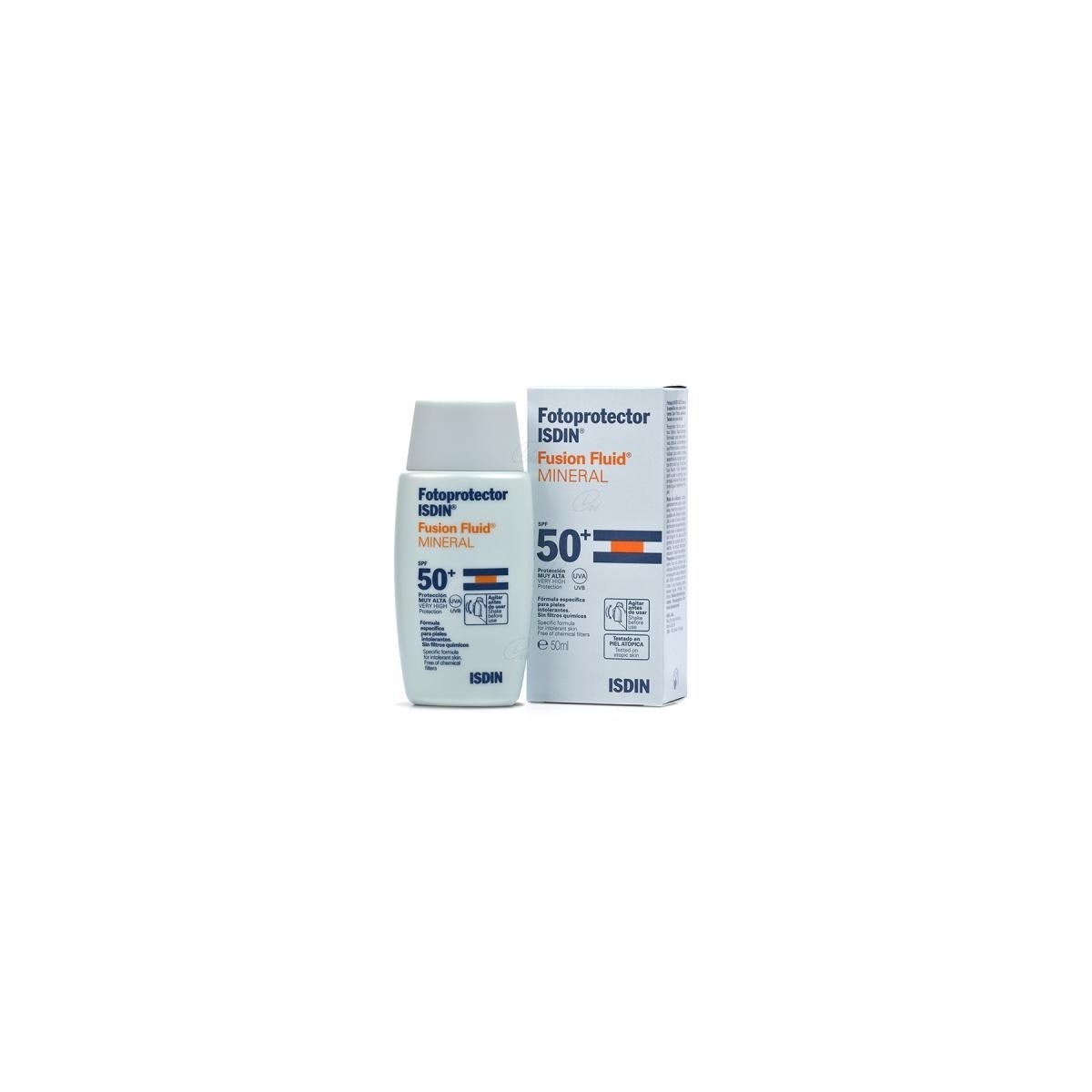 FOTOPROTECTOR ISDIN SPF50 FUSION FLUID MINERAL...