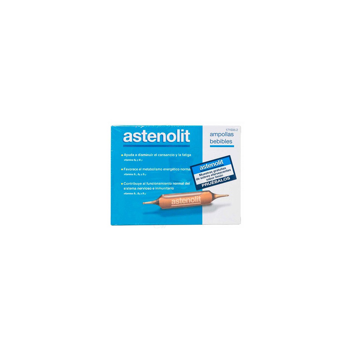 ASTENOLIT 12 ampollas bebibles