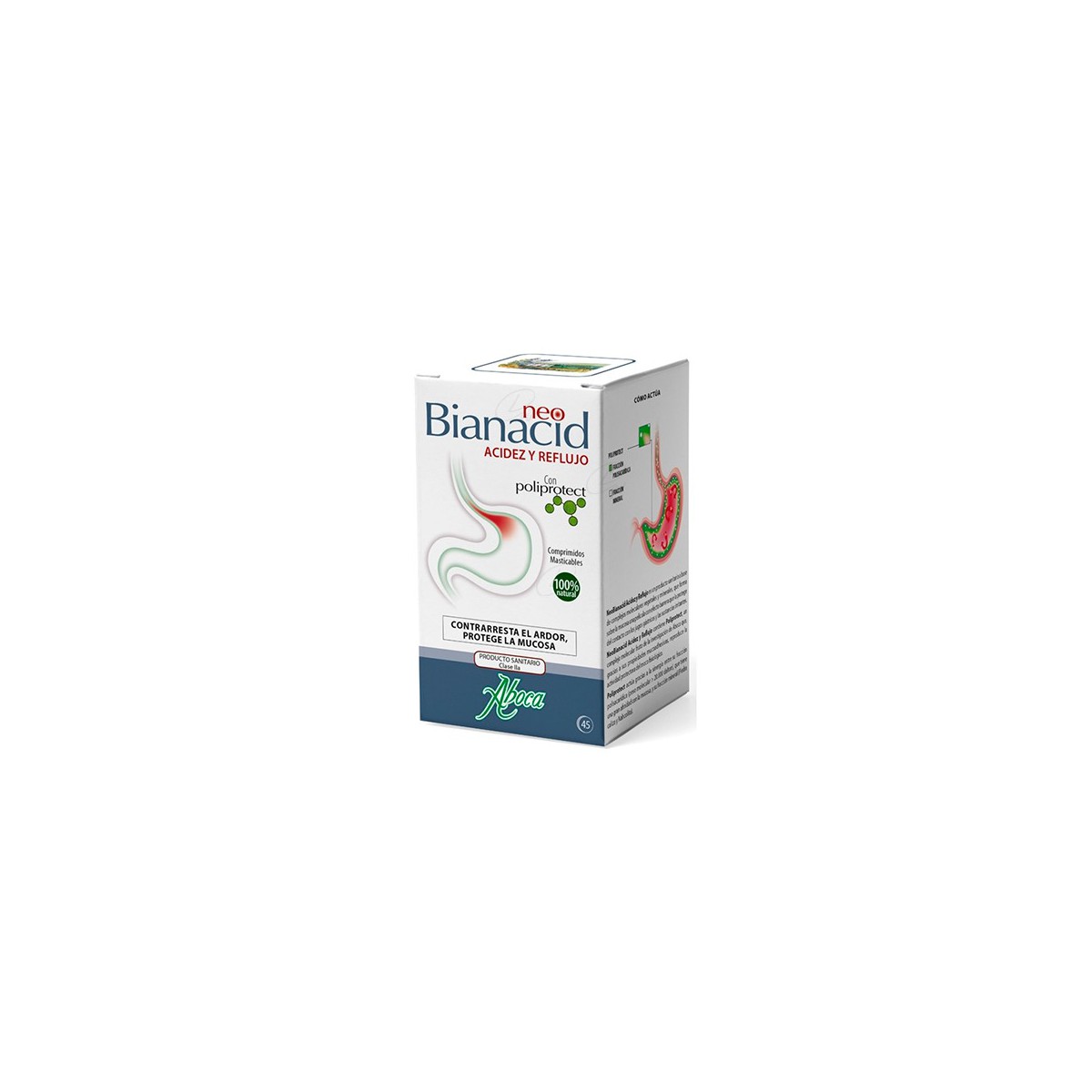 NEOBIANACID ACIDEZ Y REFLUJO 45 COMP MASTICABLES