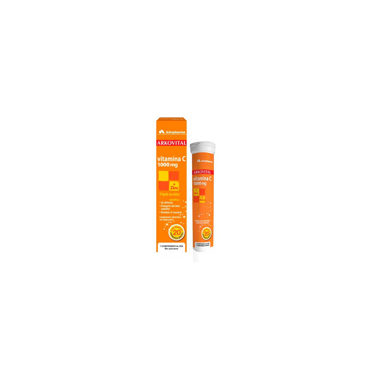 ARKOPHARMA VITAMINA C 1000 MG  ZINC 20...